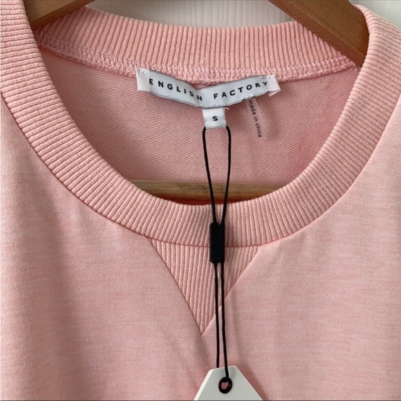 English Factory T shirt Dress with a Tie Waist NWT - Picture 3 of 4